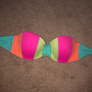 Women’s Victoria’s Secret colorful bandeau bikini